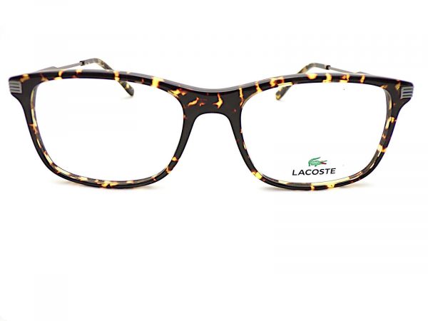 Lacoste Reading Glasses Brown Havana with Gunmetal Arms L2888 240 - Image 3